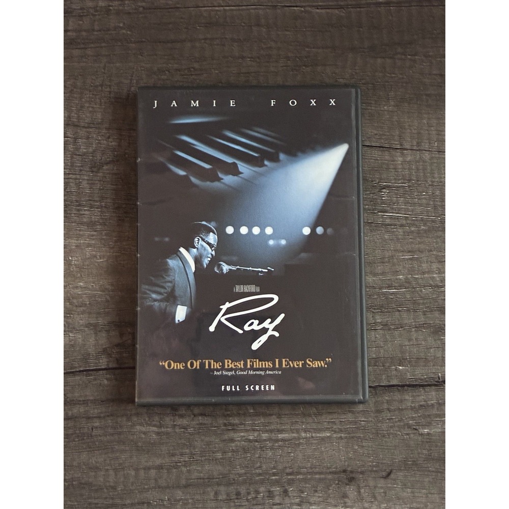 Ray DVD 2004 Jamie Foxx Ray Charles Biopic Universal Studios Full Screen PG-13